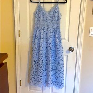 ASTR lace midi dress